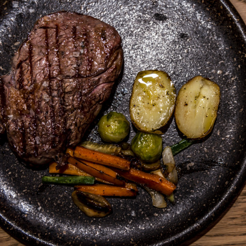 Entrecot de ternera de angus a la parrilla